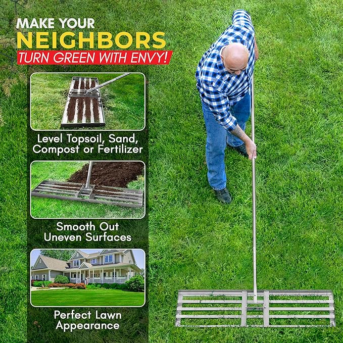 Lawn Leveling Rake 1