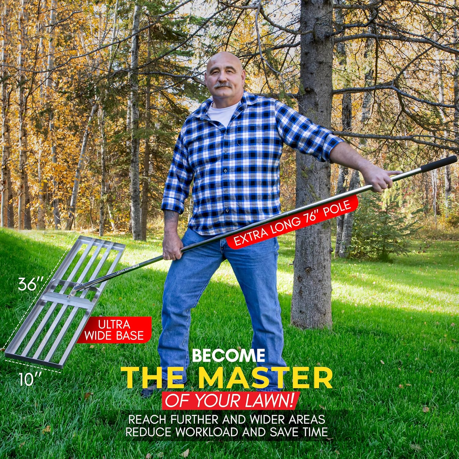 Lawn Leveling Rake 3